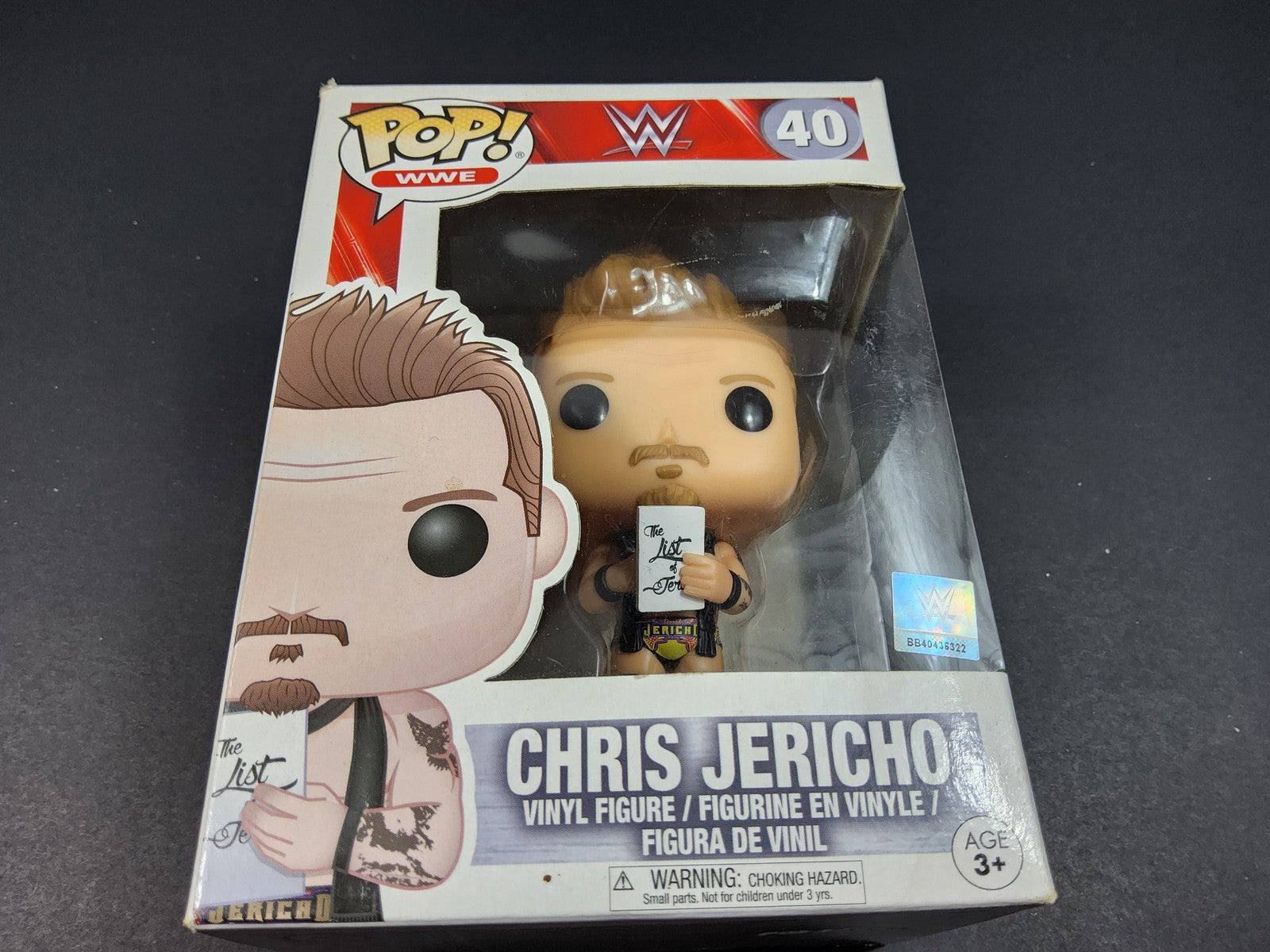 Chris Jericho #40 - WWE  -  Funko Pop! Vinyl + Free Protector