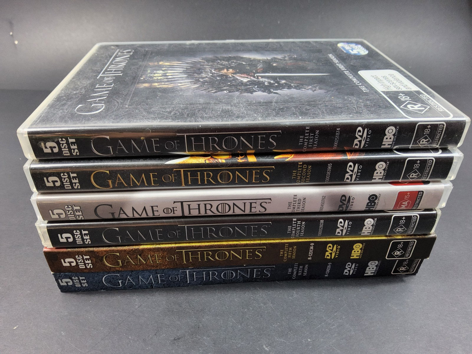 Game of Thrones Seasons 1-6 DVD Region 4 DVD Region 4 plus Free Postage