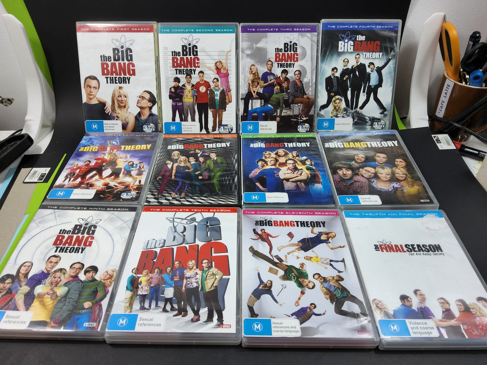 The Big Bang Theory Complete Series 1-12 Region 4 Bundle Including Free Postage