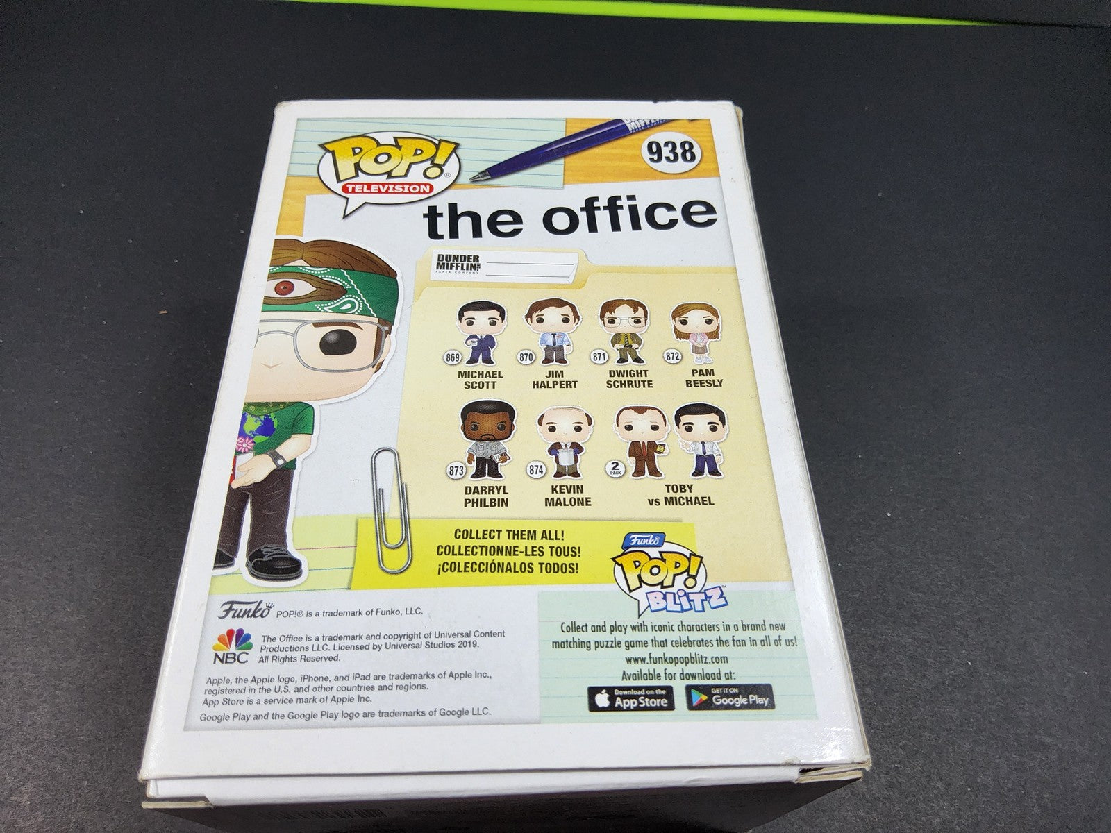 Dwight Schrute #938 - The Office - Funko Pop! Vinyl + Free Protector