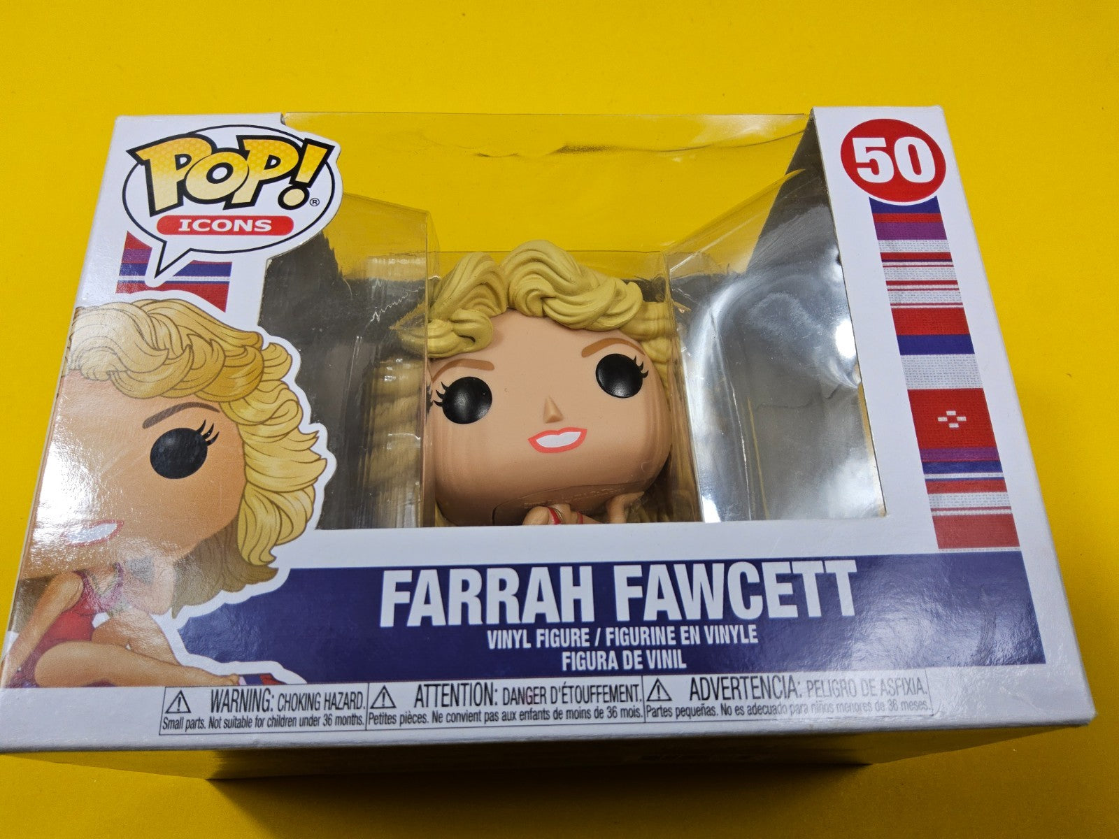 Farrah Fawcett #50 -  POP! Vinyl -  Including Free Protector